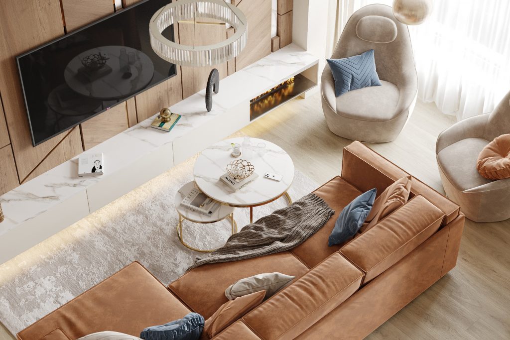 Мужской характер и эстетика спокойствия: Квартира 80 м²